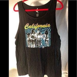 Volcom mens tank top Large black california